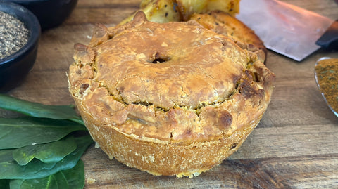 THE VEGAN SAAG ALOO PIE!